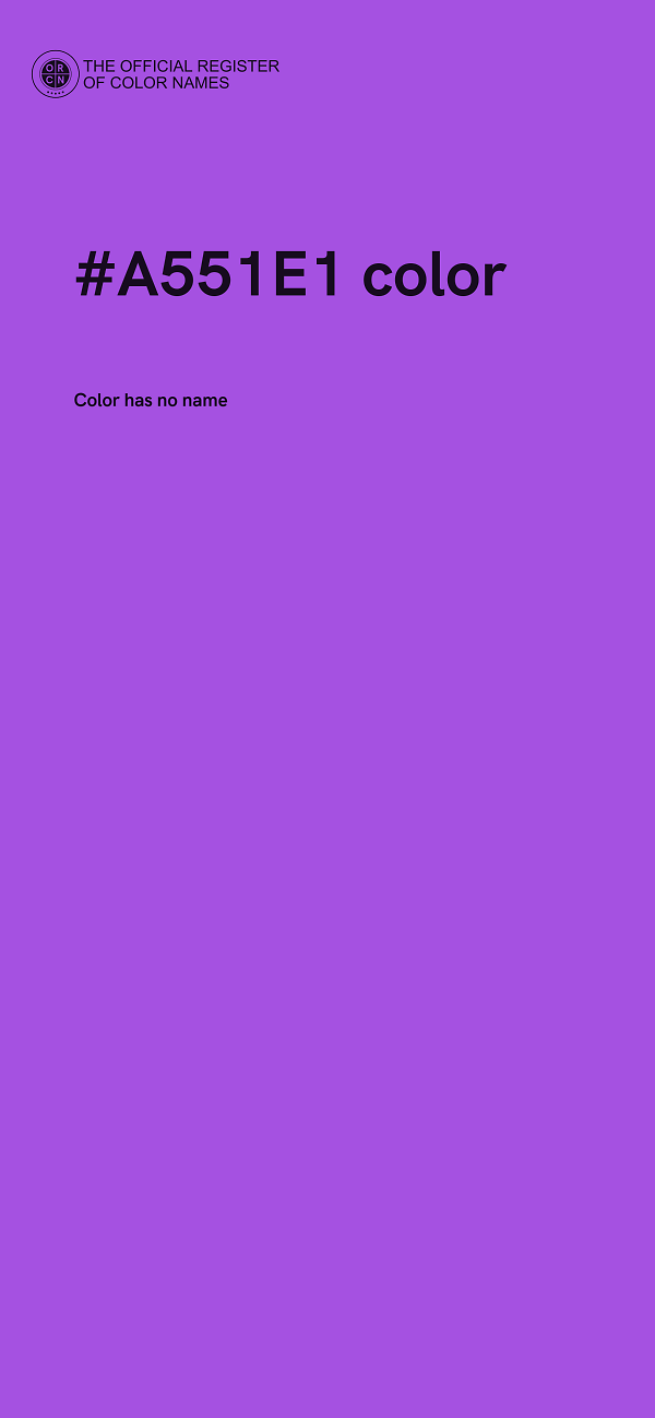 #A551E1 color image