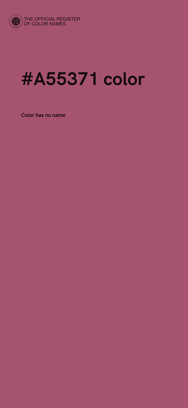 #A55371 color image