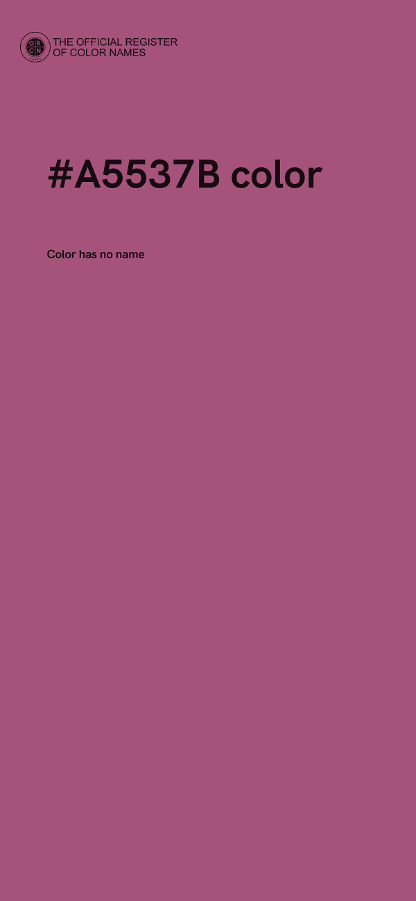 #A5537B color image