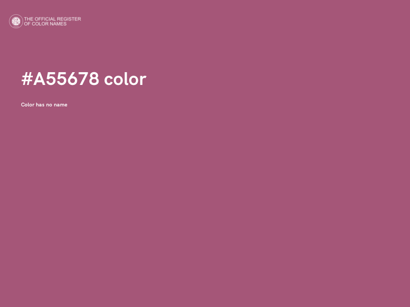 #A55678 color image