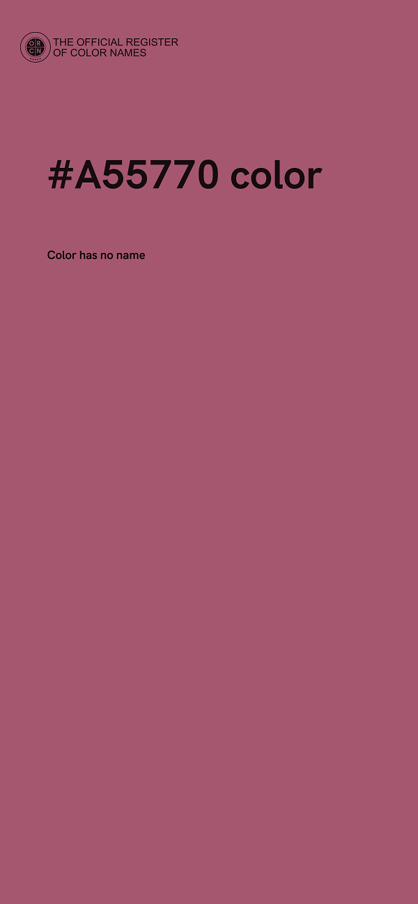 #A55770 color image