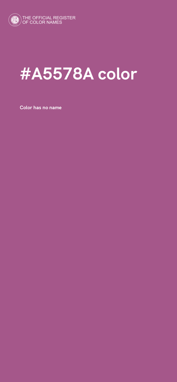#A5578A color image