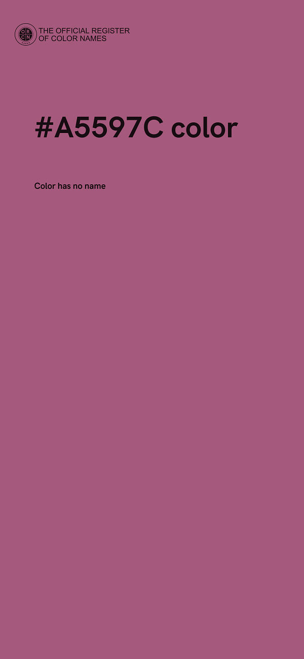 #A5597C color image