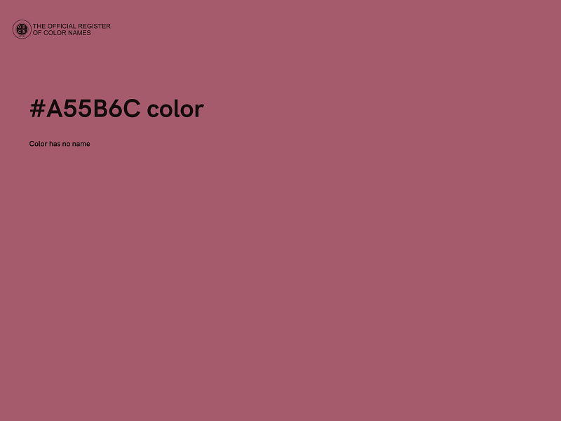 #A55B6C color image