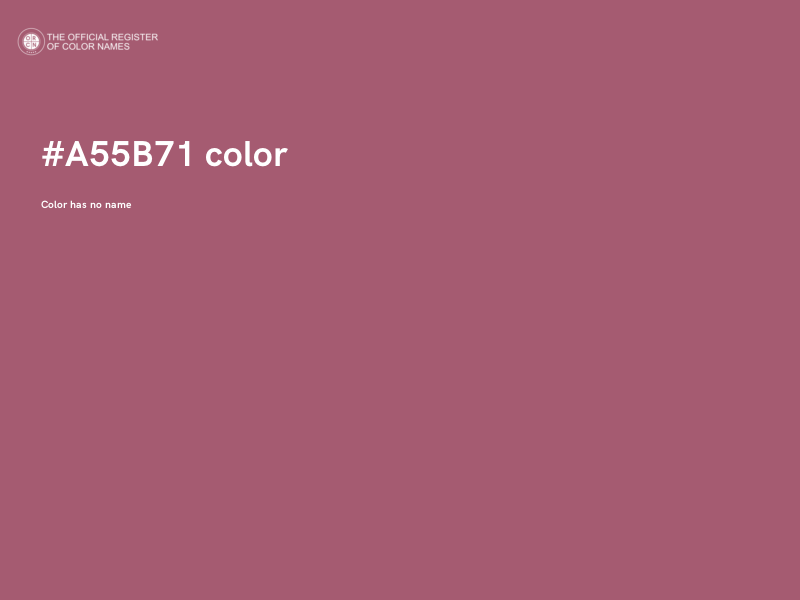#A55B71 color image