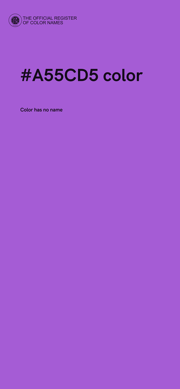 #A55CD5 color image