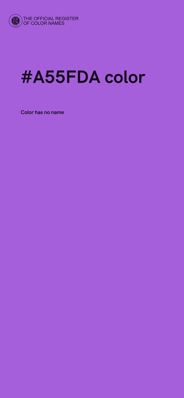 #A55FDA color image