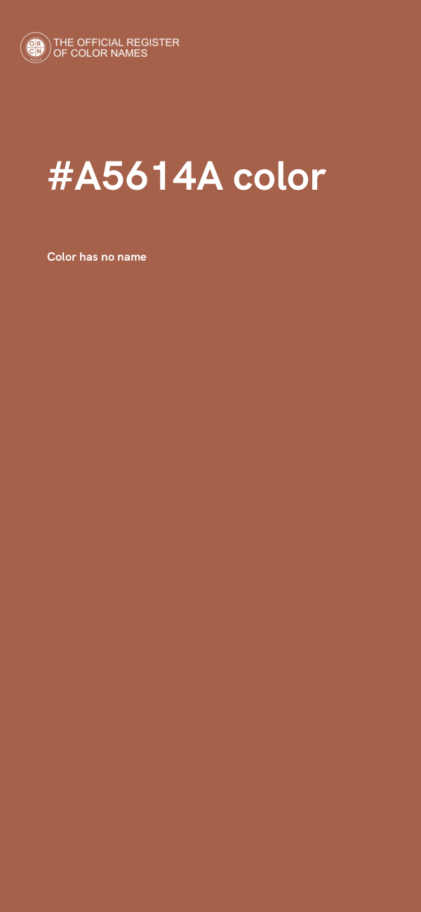 #A5614A color image