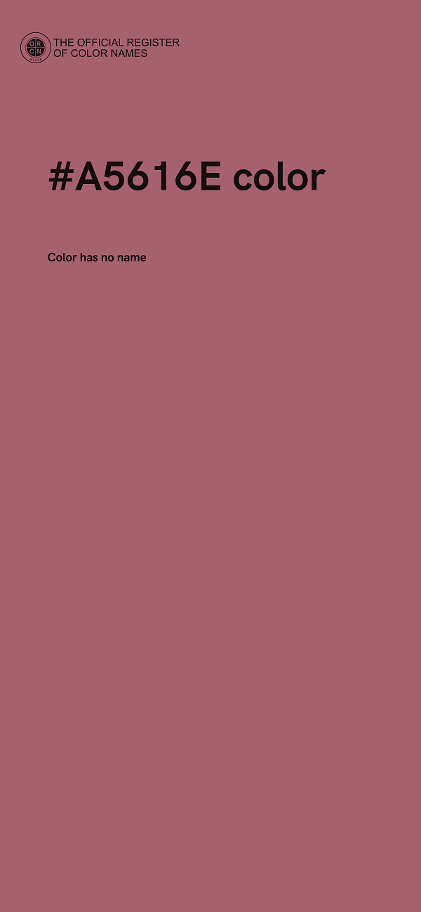 #A5616E color image