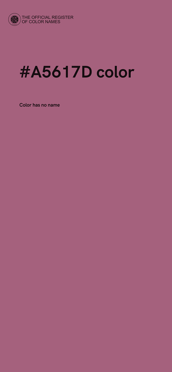 #A5617D color image