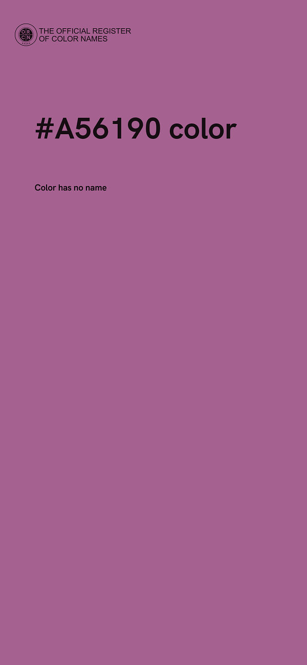 #A56190 color image
