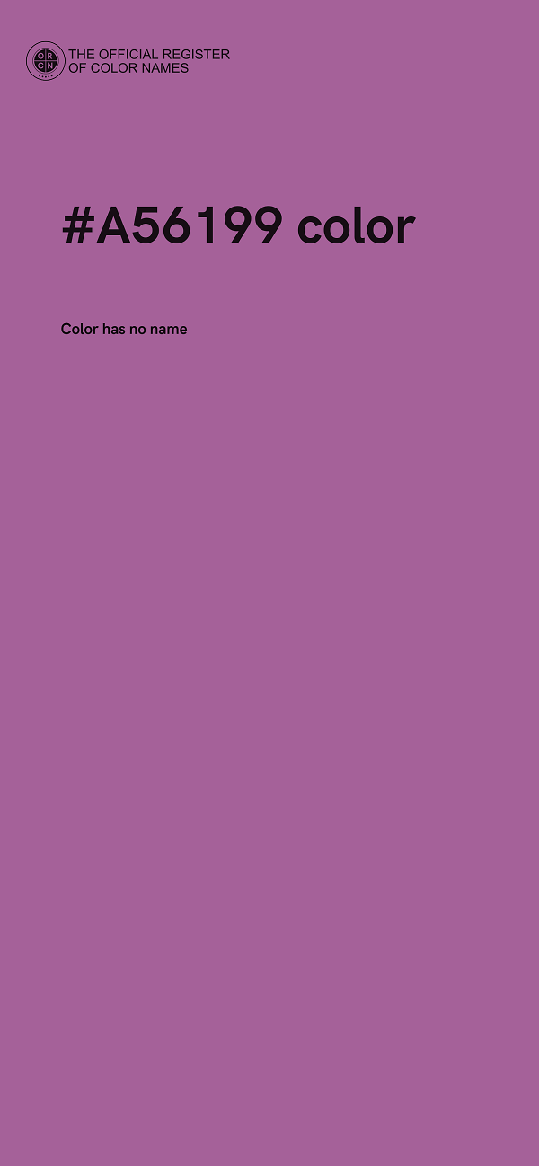#A56199 color image