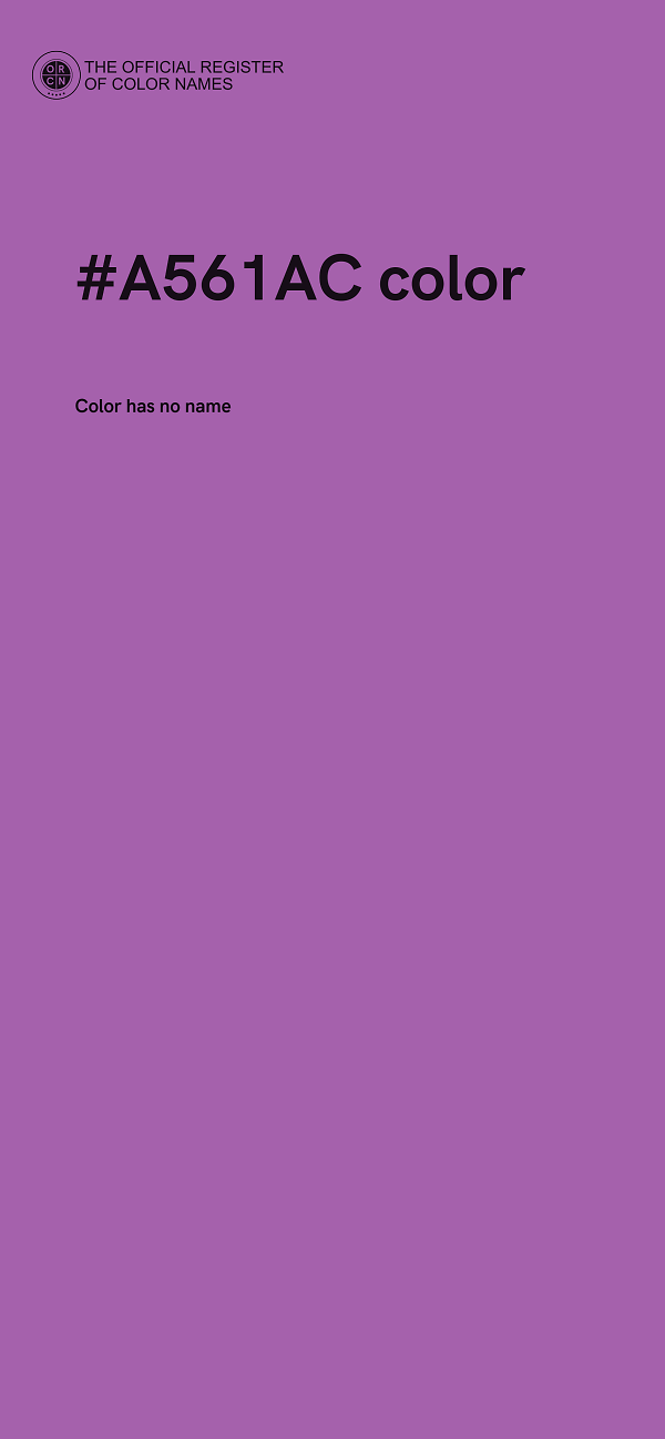 #A561AC color image