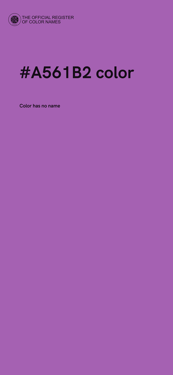 #A561B2 color image