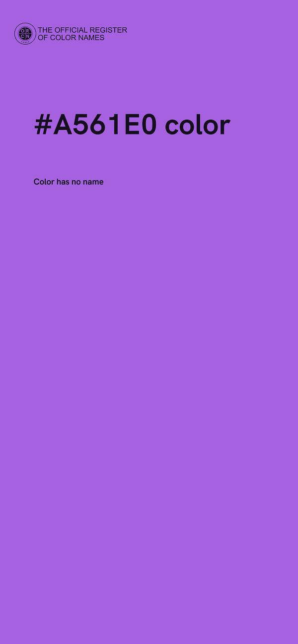 #A561E0 color image