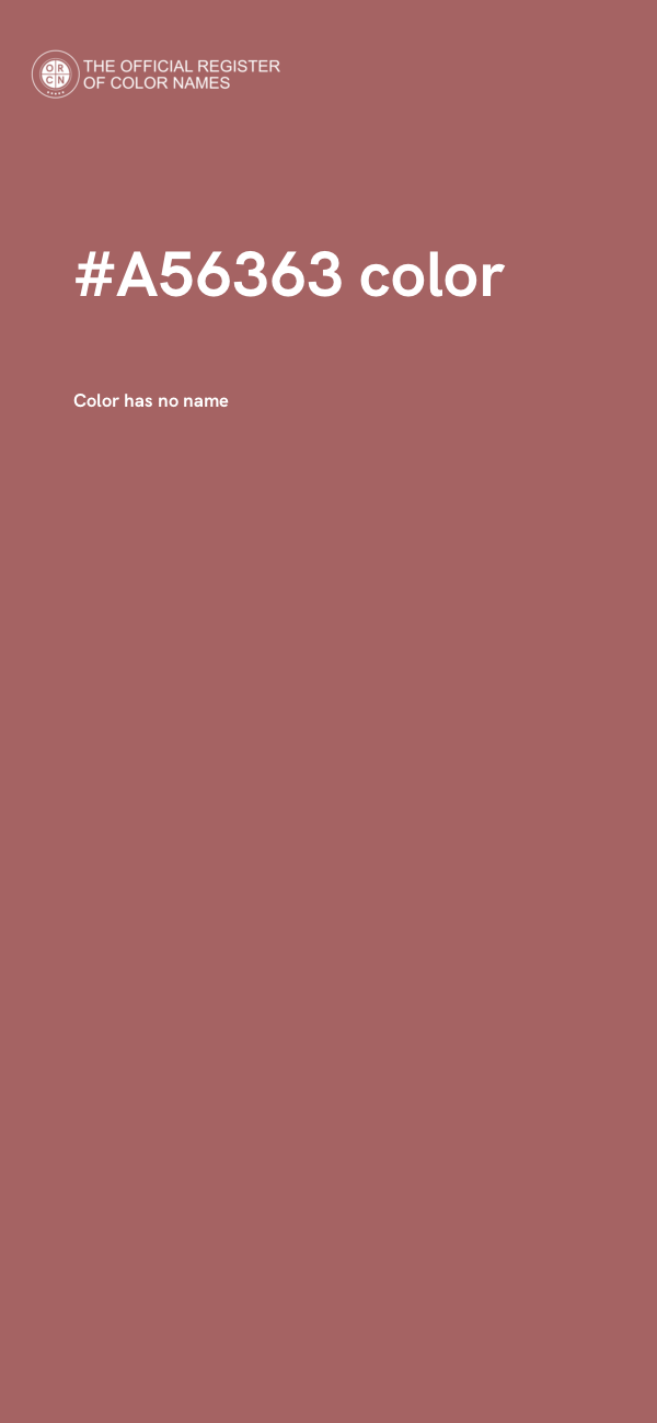 #A56363 color image