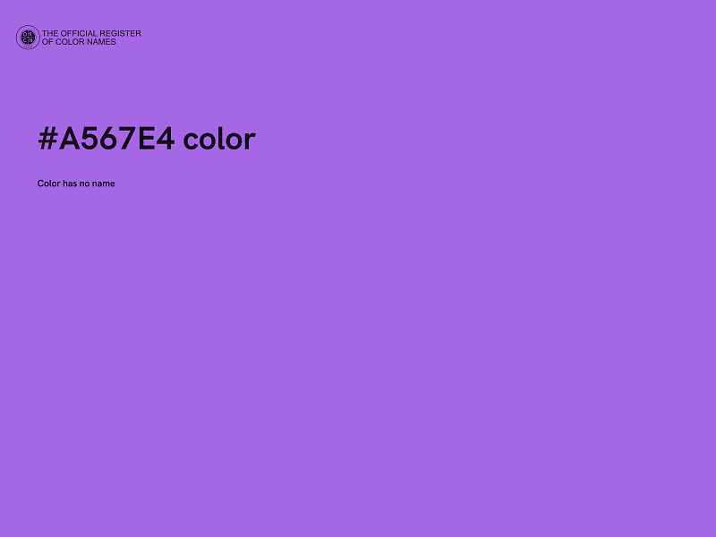 #A567E4 color image