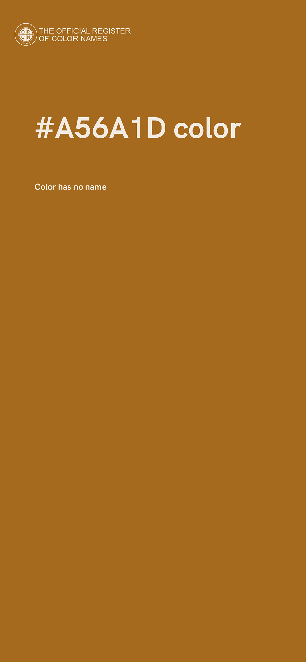 #A56A1D color image