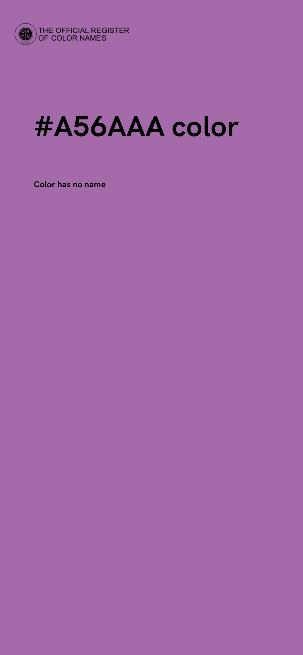 #A56AAA color image