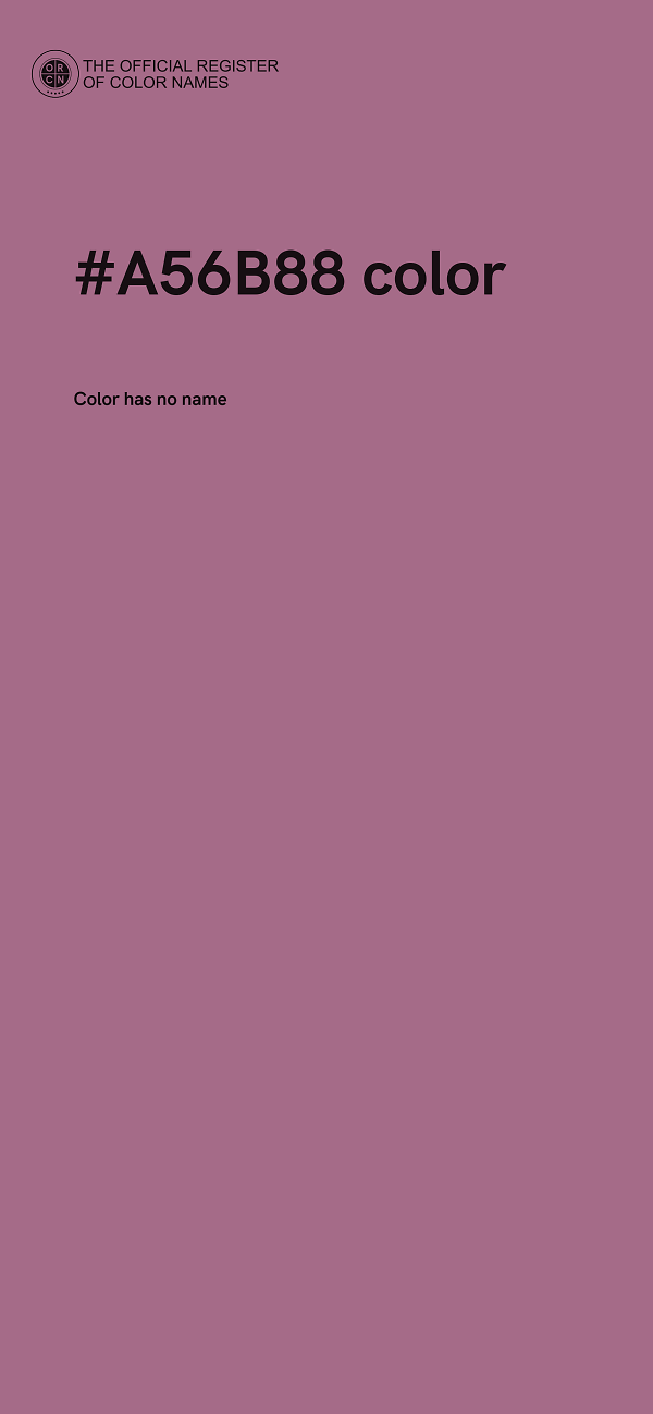 #A56B88 color image