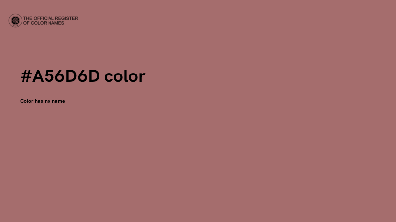#A56D6D color image