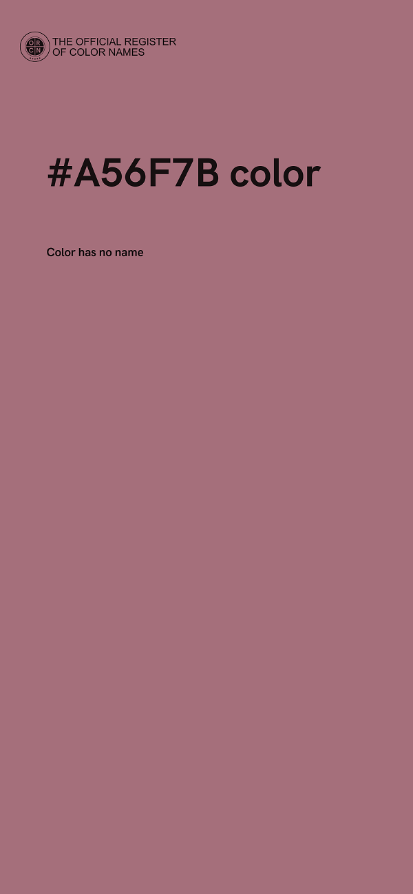 #A56F7B color image