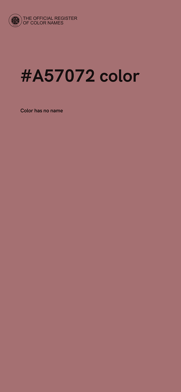 #A57072 color image