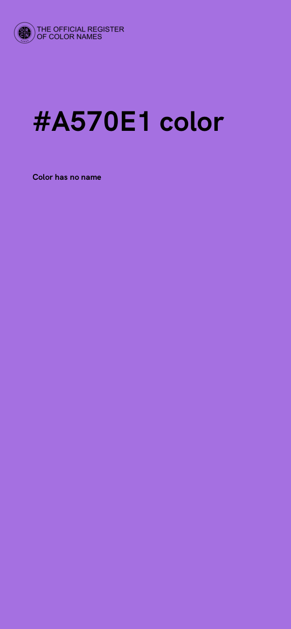 #A570E1 color image