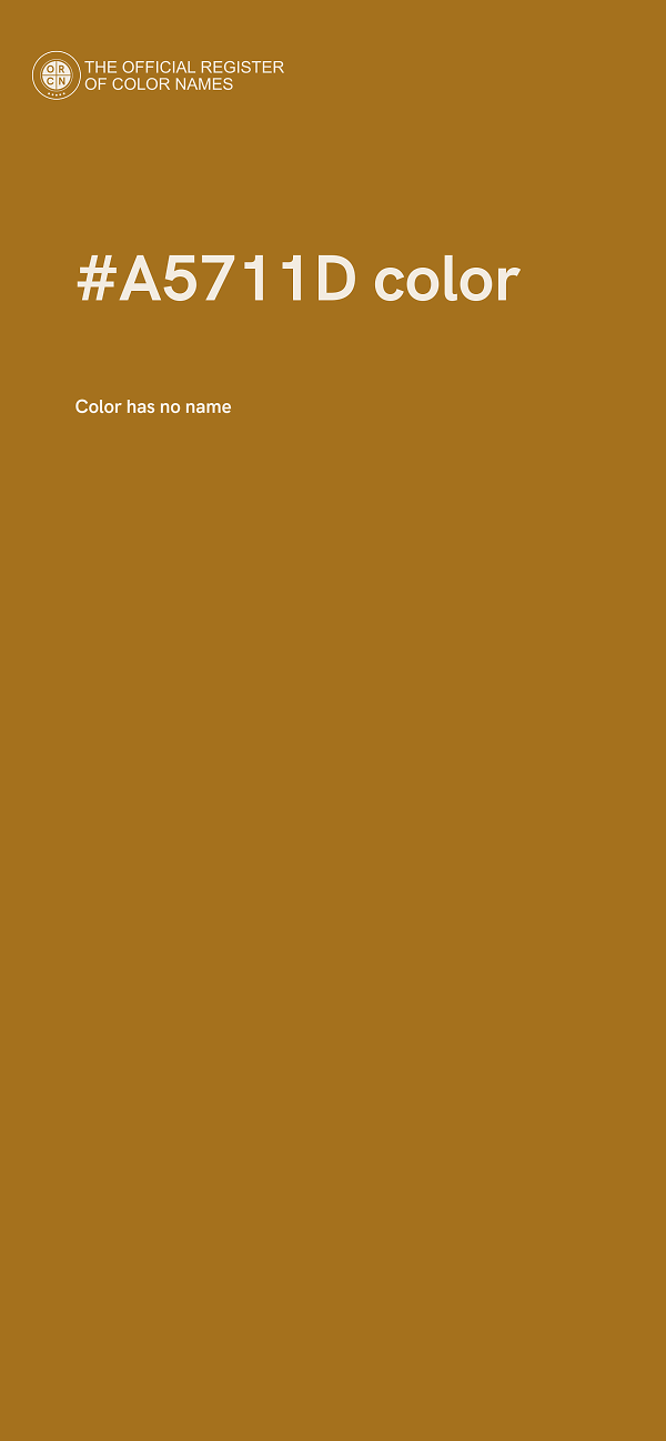 #A5711D color image