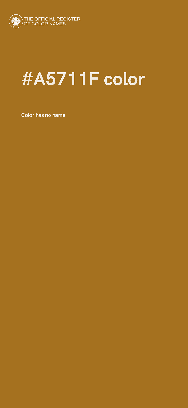 #A5711F color image