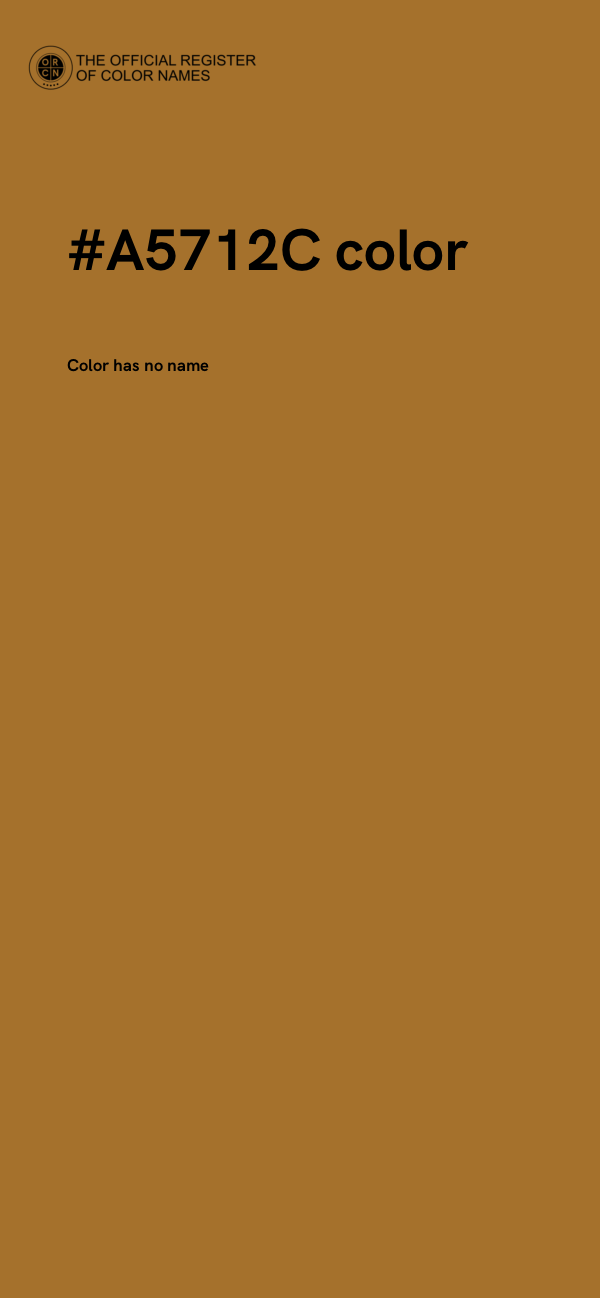 #A5712C color image
