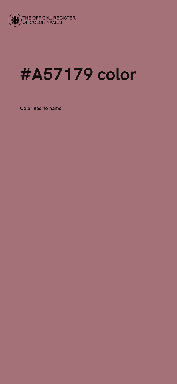 #A57179 color image