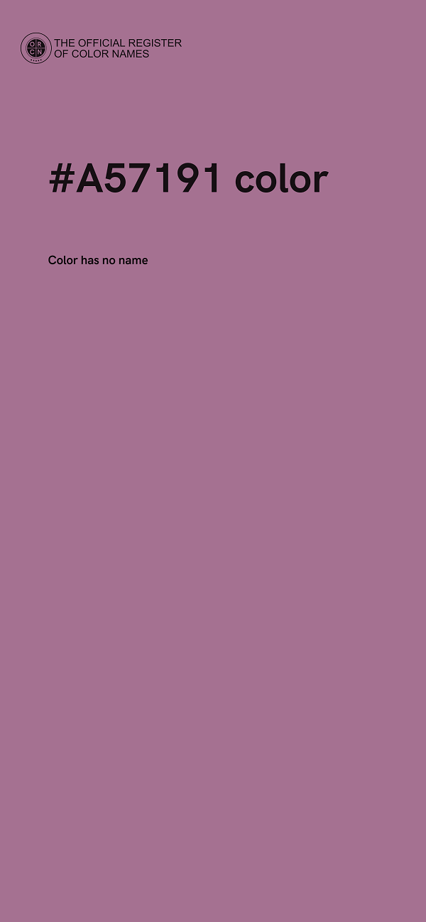 #A57191 color image