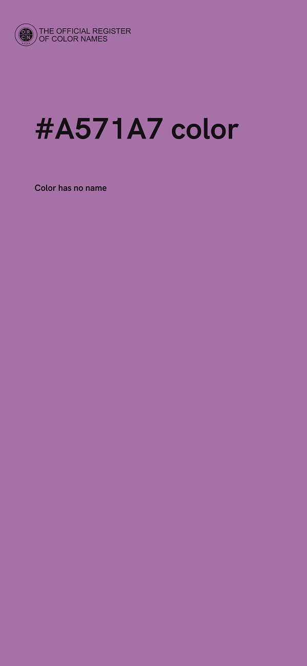 #A571A7 color image