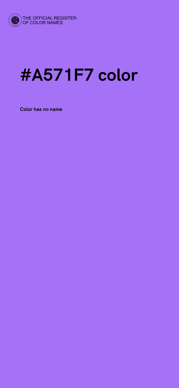 #A571F7 color image