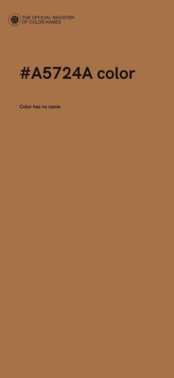 #A5724A color image