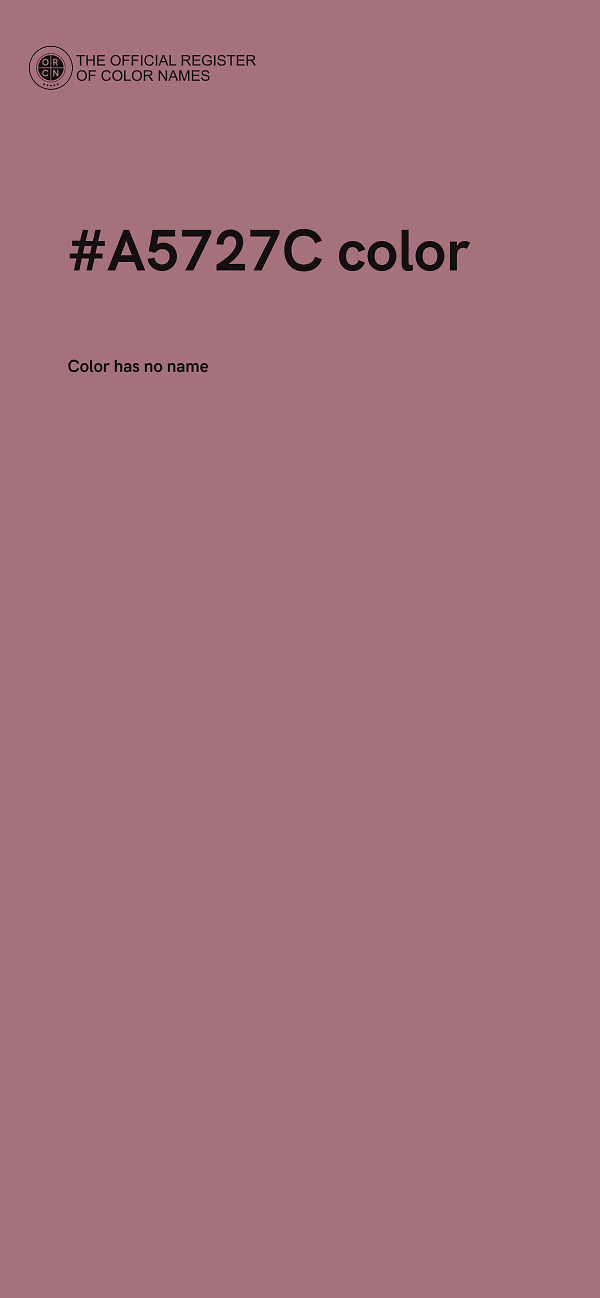 #A5727C color image