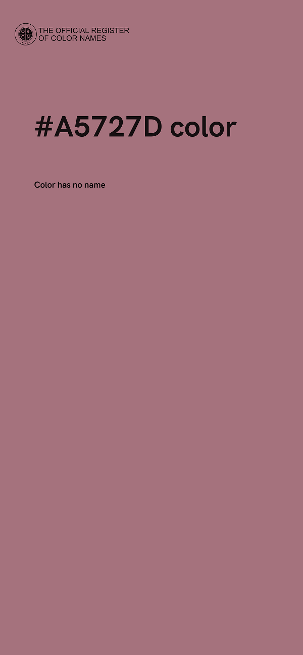 #A5727D color image