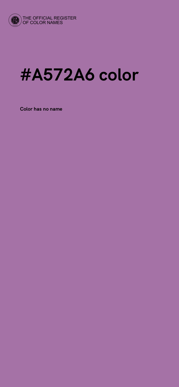 #A572A6 color image
