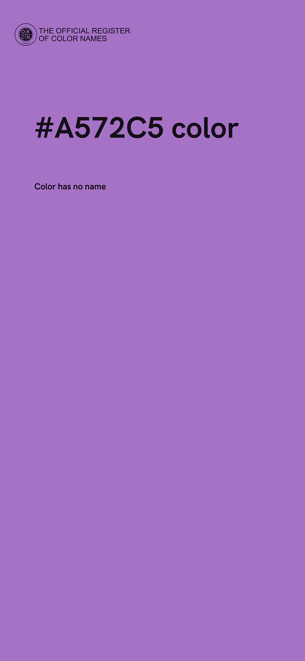 #A572C5 color image