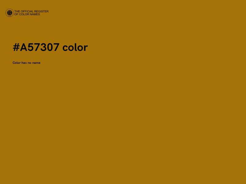 #A57307 color image