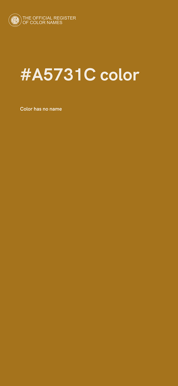 #A5731C color image