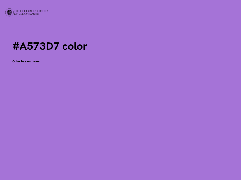 #A573D7 color image
