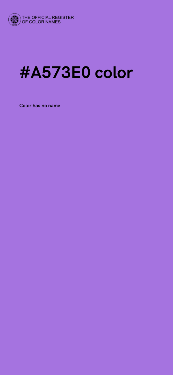 #A573E0 color image