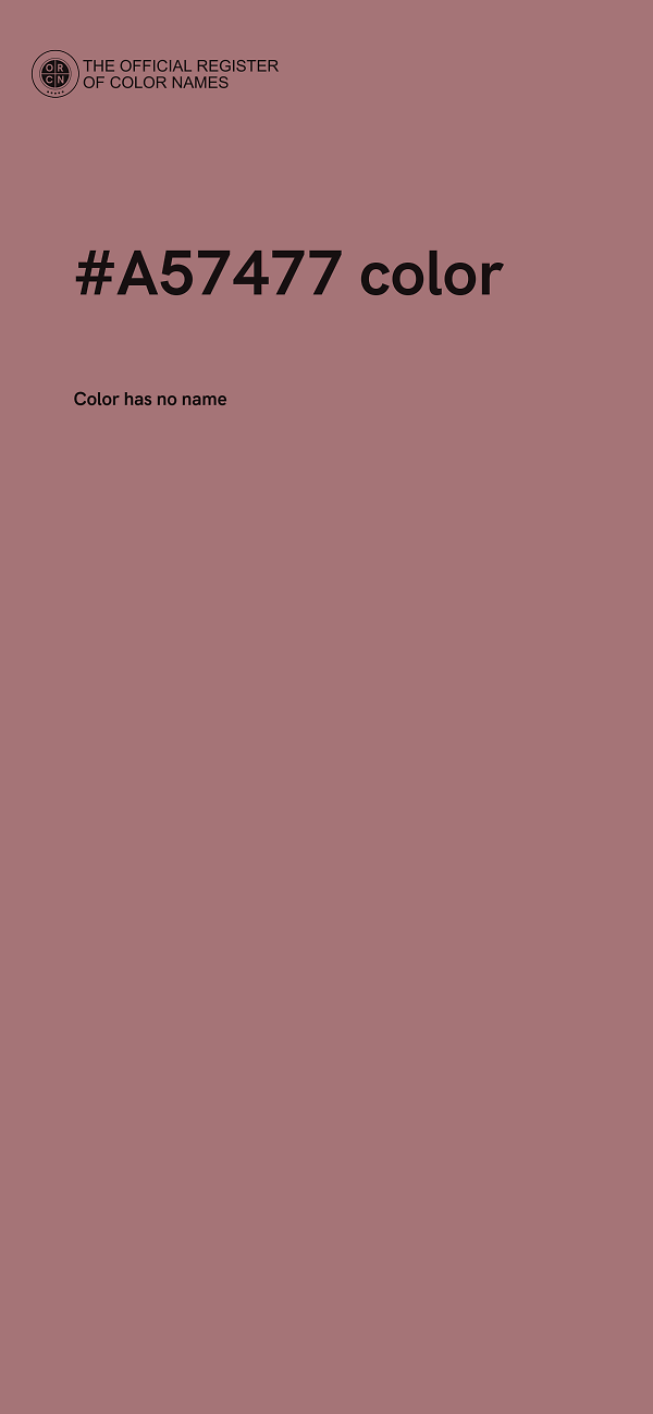 #A57477 color image