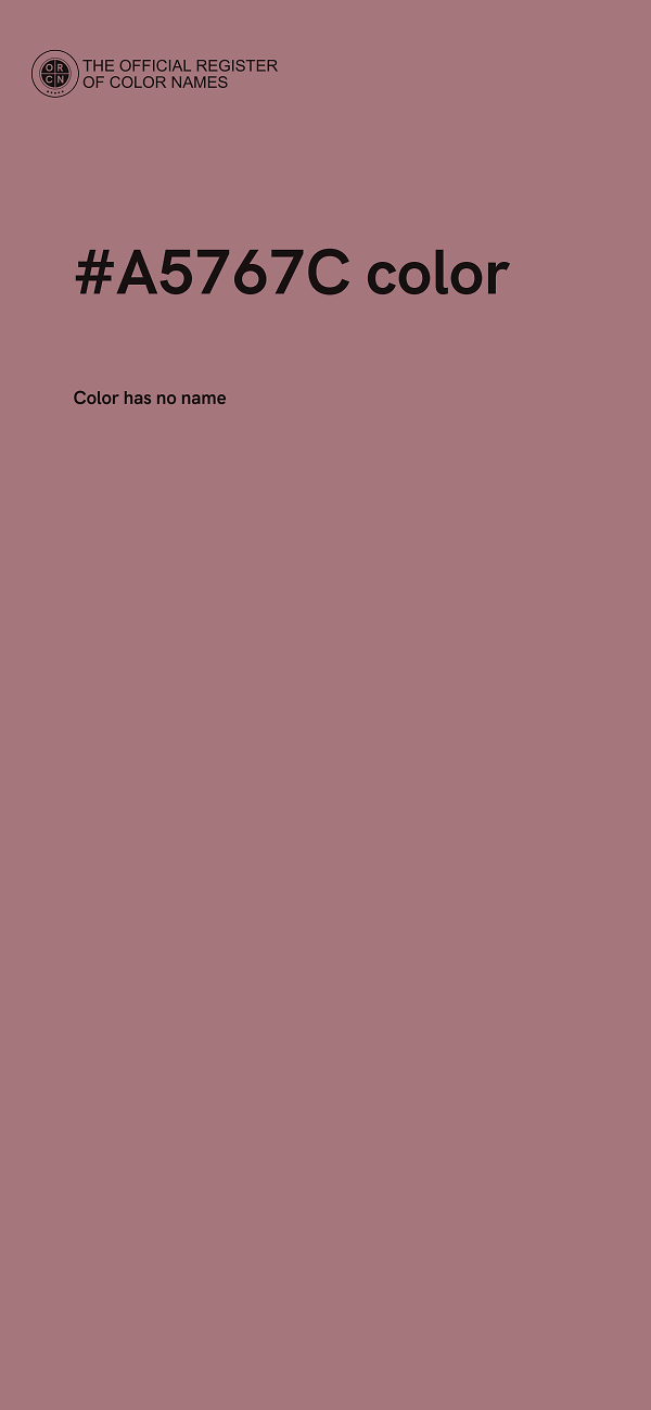 #A5767C color image