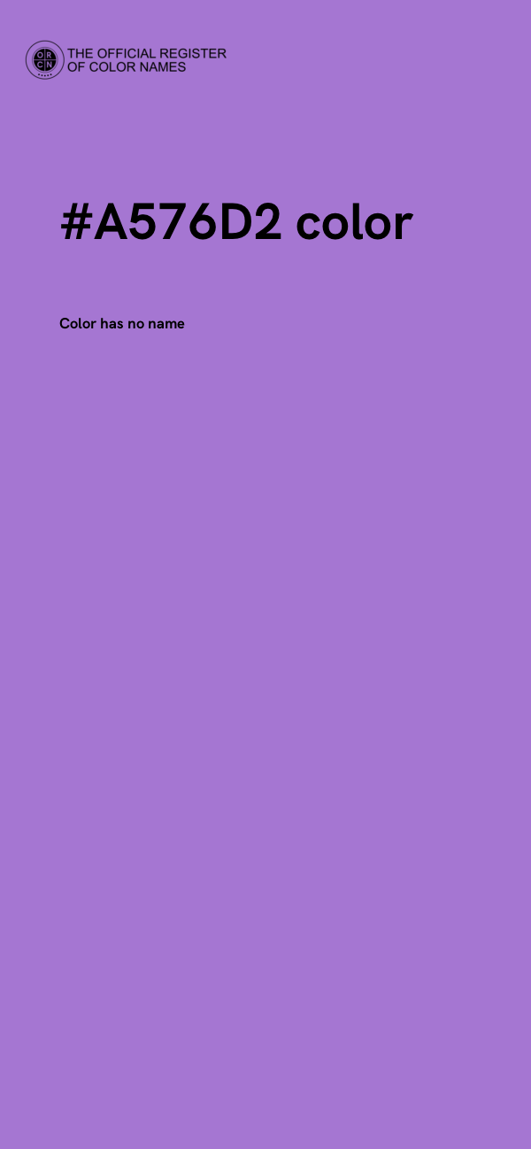 #A576D2 color image