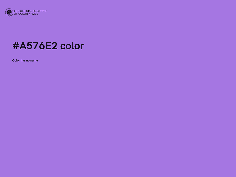 #A576E2 color image