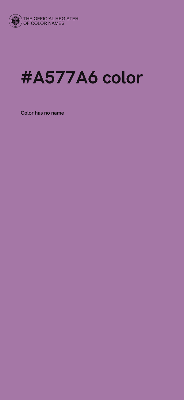 #A577A6 color image