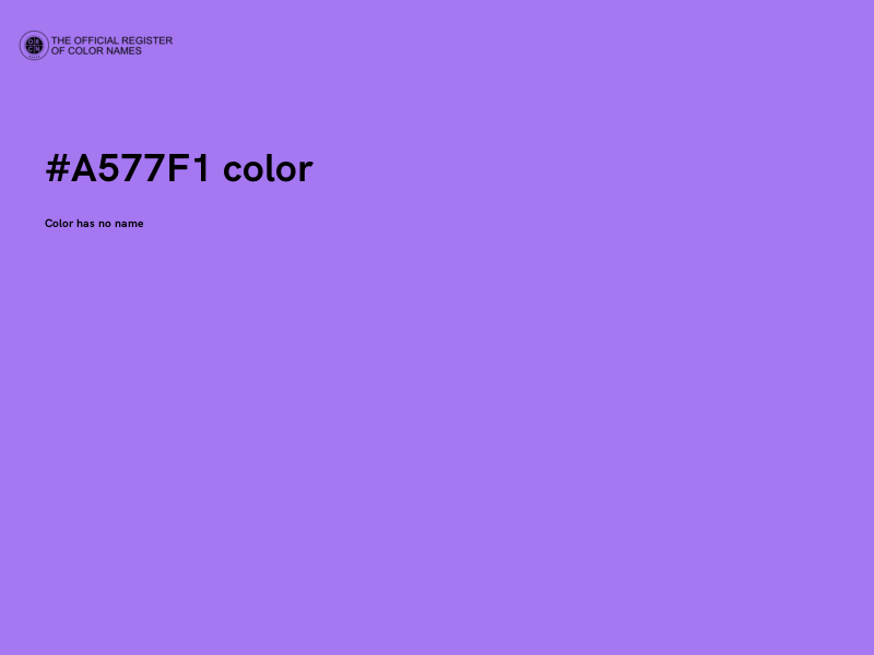 #A577F1 color image